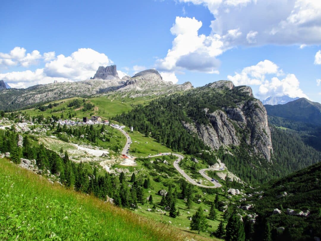 El Passo Falzarego, camino de Tre Cime