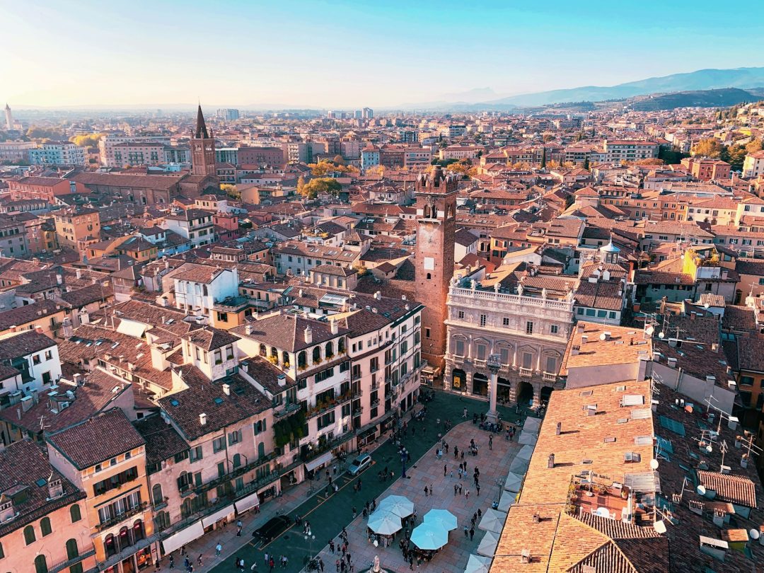 Verona, one of the highlights of the route