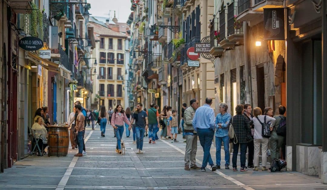 Pamplona, mitad del recorrido