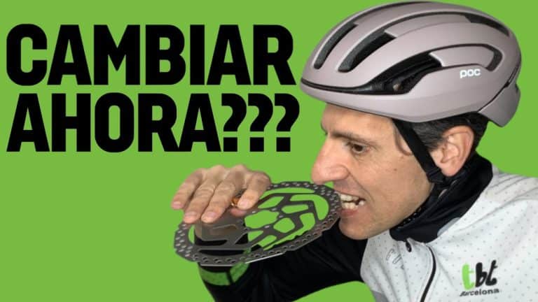 ¿CUÁNDO hay que CAMBIAR los DISCOS de freno de la BICICLETA?