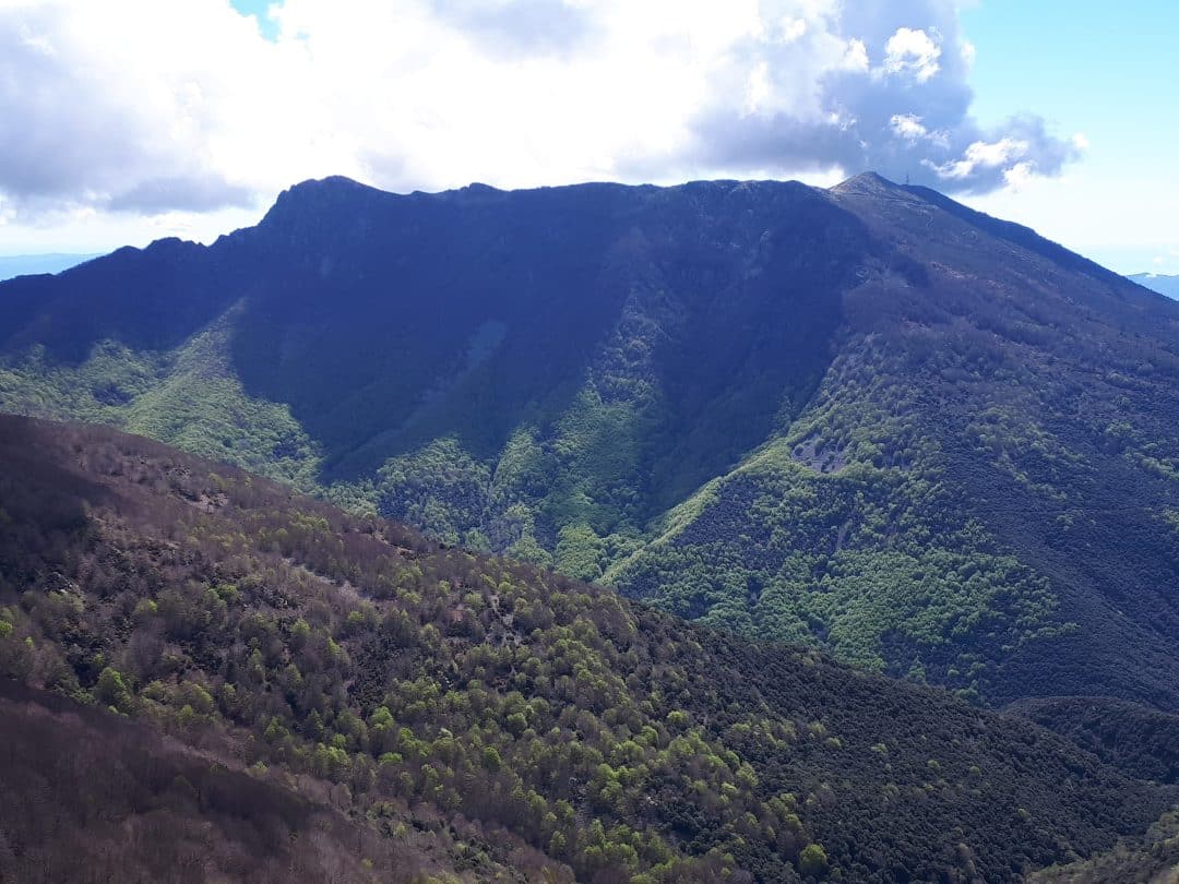 Turó de l'Home and Les Agudes, the highest peaks of the Montseny massif